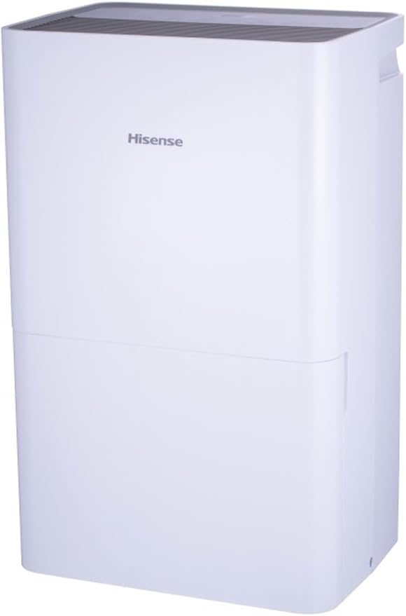 Hisense 50 Pint 3-Speeds Dehumidifier, 3 Modes – Auto, Continuous, Manual, 115v, LED Display, Noise Level 46 dB, 24-hour on/off timer, Up to 4500 sq. ft. - DH7021K1W (Renewed) - Image 4