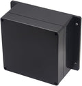 Project Box ABS Plastic Black Electrical Boxes IP65 Waterproof DIY Electronic Junction Box Power Enclosure with Fixed Ear 6.3x6.3x3.5inch (160x160x90 mm) by Otdorpatio