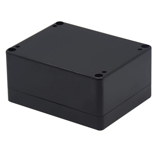 Junction Box, Zulkit Project Box IP65 Waterproof Outdoor Box ABS Plastic Electrical Boxes Electronic Enclosure Black 4.5 x 3.5 x 2.2 inch(115 x 90 x 55 mm)(Pack of 2) - Image 3
