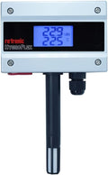 Rotronic Temperature and Humidity Transmitter Wall mount with Display (Range: -20 to 50 °C & Humidity: 100% RH) for Clean Room, HVAC & BMS | Model: HYGROFLEX HF132(WB1XD1XX) by InstrukartHoldings