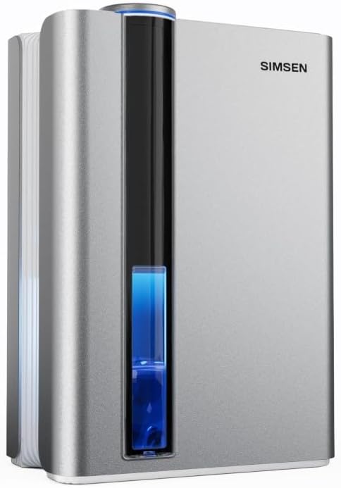SIMSEN 95oz Dehumidifiers for Home, 800 sq ft Dehumidifier Reusable Filter, Small Dehumidifier with Drain Hose, Dehumidifiers for Bedroom Bathroom Basements Closet RV by SIMSEN