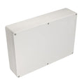 Project Box IP65 Waterproof Junction Box ABS Plastic Electrical Boxes DIY Electronic Project Case Power Enclosure White 10.35x7.17x2.36 inch (263 x 182 x60 mm) by Raculety