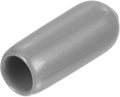 uxcell 20pcs Rubber End Caps Protective Caps 4.5mm ID Vinyl PVC Round Tube Bolt Cap Cover Screw Thread Protectors, Light Grey by uxcell