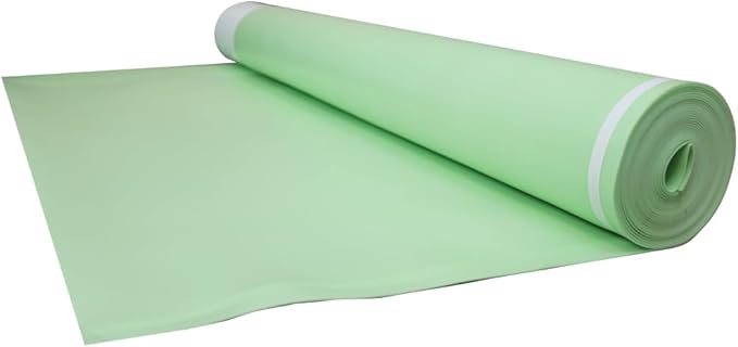 SoundStep XL Underlayment for Laminate, Wood & Pad-Attached Floors – 4'x150' Roll (600 sq. ft) with Attached Vapor Barrier, Sound Reduction, Moisture Protection, Compression Resistant – SSXLPE600BLSS - Image 5