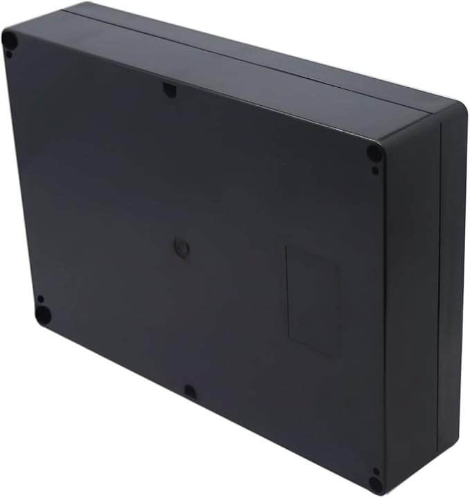 Project Box IP65 Waterproof Junction Box ABS Plastic Black Electrical Boxes DIY Electronic Project Case Power Enclosure 10.35x7.17x2.36 inch (263x182x60 mm) - Image 7