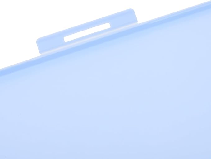 A4 Large Capacity Document Storage Box with Lid, Sky Blue Plastic Card Organizer and Certificate Holder, Multi-functional Office File Organizer for Business and Home Use - Image 9