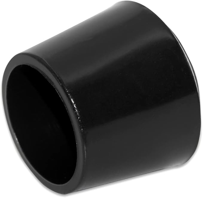Flyshop 1", 25 mm, Patio Round Chair Leg Caps, Furniture Table Feet Covers Floor Protectors, Non-Marking Odourless Synthetic Rubber Legs Tips, 8 Pack, Black - Image 4