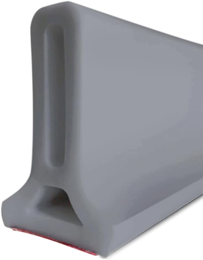 Duzzy 39 Inch Shower Threshold Water Dam, Shower Water Guard to Keep Water in Shower, Shower Water Stopper Dry and Wet Separation Suitable for Bathroom and Kitchen by Duzzy