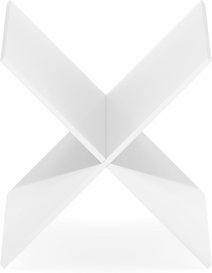 Furinno Cubicle Cube Insert, X-Shelf Cube Organizer, 3-Shelf Accessory, Fits into Furinno Triple Thick Cubes, IKEA Kallax, for Organizers and Storage, White - Image 10