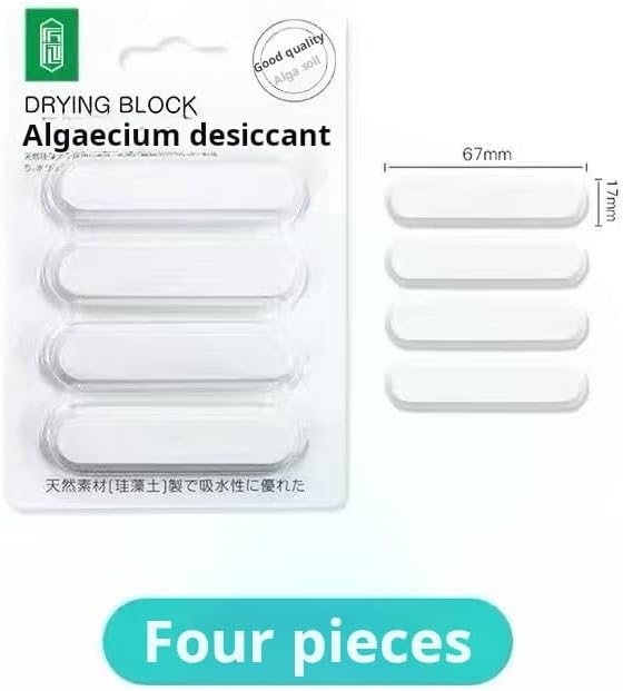 Pet Food Desiccant Strips & Cat Paw Moisture Absorbers Kitchen Items- Food-Grade Silica-Free Dry Food Storage (White - transparent graduated spoon + 4 drying strips,Large) - Image 3