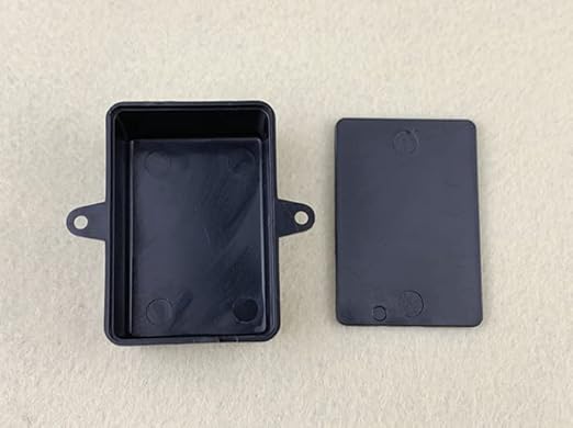 Fielect 5Pcs Project Box ABS Plastic Junction Box Electrical Project Case Enclosure Power Junction Box with Ear, Black, 2.44 x 1.97 x 0.87 inch - Image 6