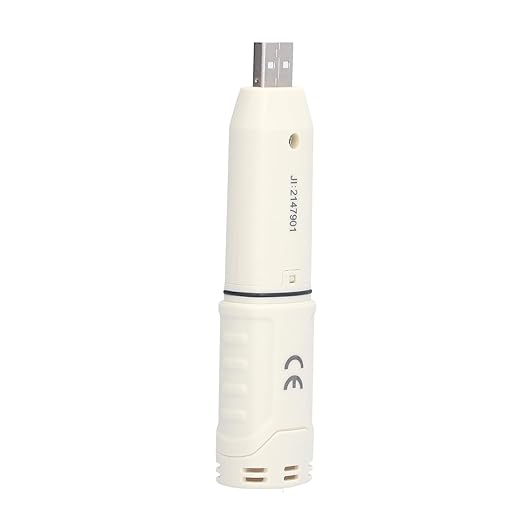 USB Temperature Data Logger Recorder, USB Temperature Humidity Data Logger, Digital Temperature and Humidity Recorder USB Smart LED Indoor Environment Humidity Logger - Image 5