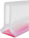 Duzzy 98 Inch Shower Threshold Water Dam, Shower Water Guard to Keep Water in Shower, Shower Water Stopper Dry and Wet Separation Suitable for Bathroom and Kitchen (Clear) by Duzzy
