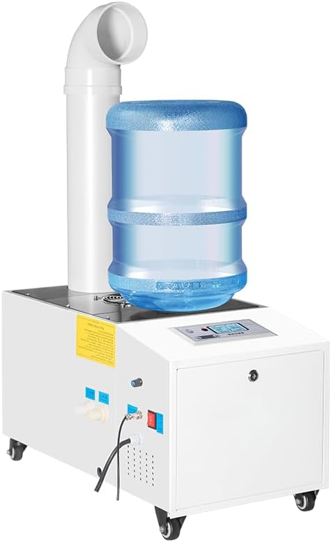 Ultrasonic Industrial Agricultural Humidifer 3L/H (0.79Gal/H) Stainless Steel Smart Commercial Humidifier Large Volume Automatic Mist Cooling Sprayer Airflow for Warehouse Greenhouse Garden by Yimistnnts