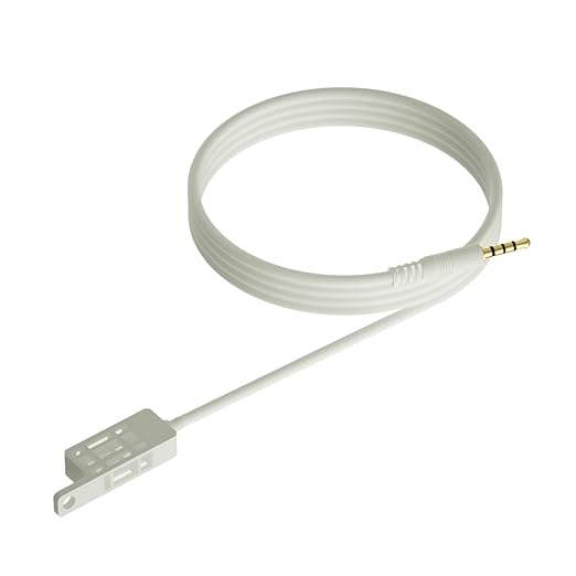 External Temperature & Humidity Sensor Probe – Waterproof, Wide Range (-40°F to 194°F, 0 to 100% RH), 16.4ft Length for Greenhouse, Farm, Industrial, Only for FALA IOT Detector, 5 Meters by FALAIOT