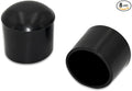 Flyshop 5/8", 16 mm, Patio Round Chair Leg Caps, Furniture Table Feet Covers Floor Protectors, Flexible Anti-Scratch PVC Legs Tips, 8 Pack, Black by Flyshop