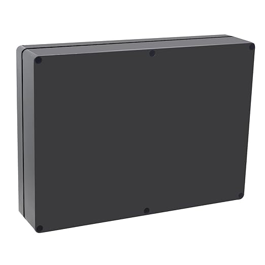 1 Pack Project Box IP65 Waterproof Junction Box ABS Plastic Black Electrical Boxes DIY Electronic Project Case Power Enclosure 11.42x8.27x2.48 inch (290 x 210 x63 mm) - Image 5