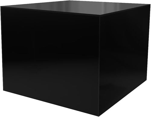 12" x 12" x 9" Acrylic Display Box with One Open Side No Lid Versatile Glossy Black Retail Product Riser or Merchandise Storage Bin by Marketing Holders by MarketingHolders