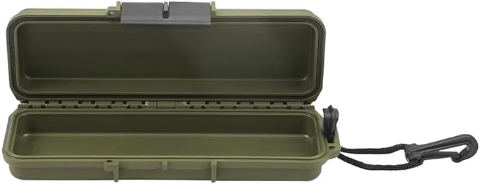 SKB iSeries 7.75"x2.125"x1" OD Green Dry Box, Waterproof Gun Case, Durable Shooting Gear Storage (3i-0702-1M-E) - Image 2