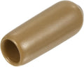 uxcell 20pcs Rubber End Caps 5mm(3/16") ID Vinyl PVC Round Tube Bolt Cap Cover Screw Thread Protectors Light Brown by uxcell