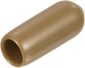 uxcell 20pcs Rubber End Caps 5.5mm ID Vinyl PVC Round Tube Bolt Cap Cover Screw Thread Protectors Light Brown by uxcell