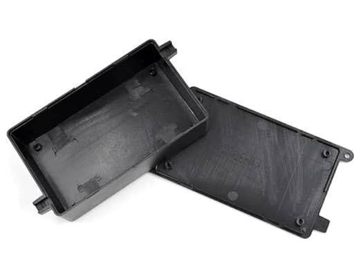 Fielect 2Pcs Project Box Dustproof Electronic Junction Box ABS Plastic Enclosure Project Case with Ear for Electronic Projects Black, 4.29" x 2.52" x 1.42" - Image 8