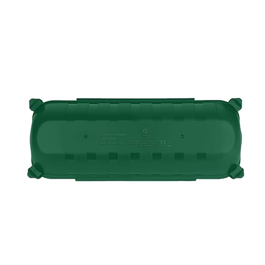 2 Pack of IP44 Outdoor Waterproof Box by Restmo, Weatherproof Extension Cord Cover, Safety Connection Seal for Outdoor Outlet, Electrical Plug, Holiday Decorations, LED Strip Light, Power Tool, Green - Image 9