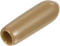 uxcell 20pcs Rubber End Caps 3mm(1/8") ID Vinyl PVC Round Tube Bolt Cap Cover Screw Thread Protectors Light Brown by uxcell