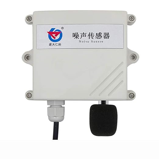 IP65 Noise Meter Sensor, Environmental Noise Online Monitoring Meter Noise Transmitter Decibel Detector Sound Level Meter 30-120DB (Output Signal 4-20mA) by Aitoserlea