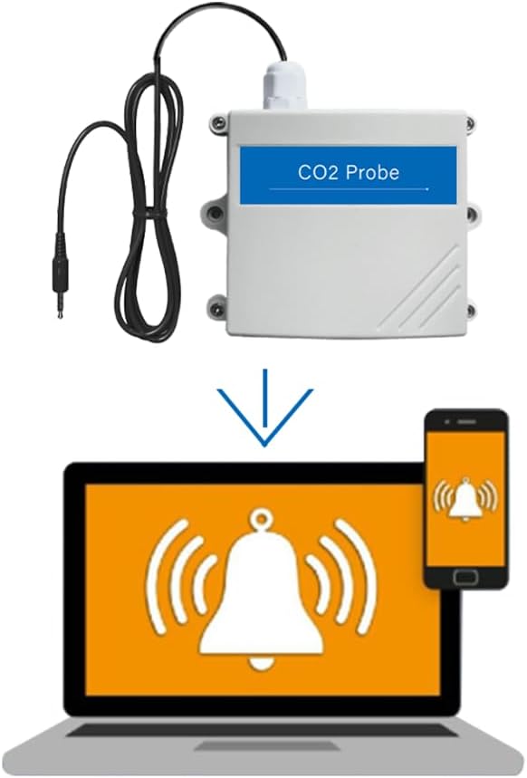 UbiBot CO2 Probe Compatible with GS1-A1RS/GS1-AETH1RS & SP1 - High Precision Environmental Sensor, Wide Range Monitoring, RS485, Lightning Protection - Image 4