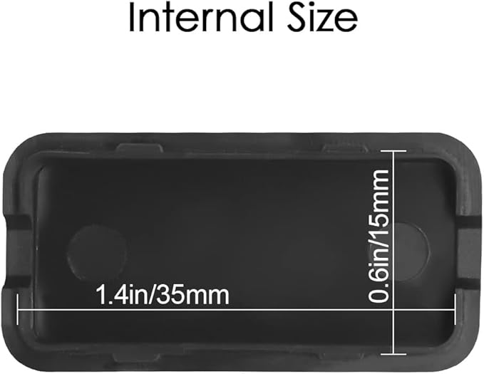 LeMotech Project Box 10 Pieces ABS Plastic Electrical Project Case Small Junction Box for Electronics Black 1.6 x 0.8 x 0.4 inch (40 x 20 x 11 mm) - Image 3