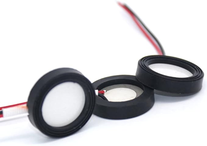 25mm l Ultrasonic Mist Maker Fogger Ceramics Discs for Household Humidifier Replacement Parts, Easy to Install, Black+gules - Image 5