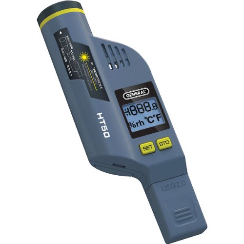 General Tools HT50 Temperature-Humidity Datalogger, USB by GeneralTools