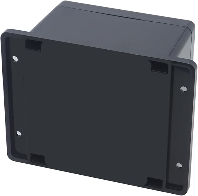 Project Box ABS Plastic Black Electrical Boxes IP65 Waterproof DIY Electronic Junction Box Power Enclosure with Fixed Ear 4.7x4.7x3inch (120x120x75 mm) - Image 5