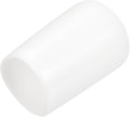 uxcell 20pcs Rubber End Caps 12mm(1/2 inch) ID Vinyl Round End Cap Cover Screw Thread Protectors White by uxcell