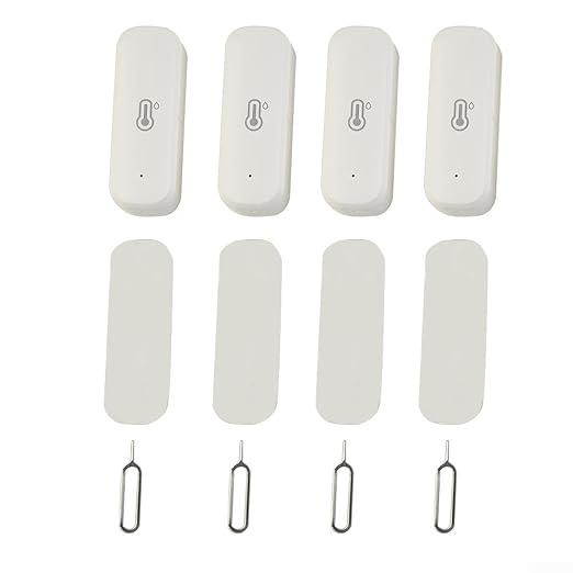 4 pcsWiFi Hygrometer Thermometer Sensor, Smart Temperature Humidity Monitor, Indoor Sensor for Room Greenhouse Incubator for Tuya WiFi Temperature and Humidity Detector - Image 4