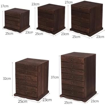 Multi-Layer Solid Wood Jewelry Storage Box for Necklaces, Earrings, and Accessories - Elegant Organizer for Collectibles and Gifts - Image 5