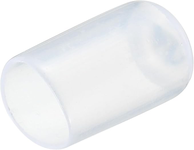 uxcell 20pcs Rubber End Caps 12mm(1/2") ID Vinyl PVC Round Tube Bolt Cap Cover Screw Thread Protectors Clear by uxcell