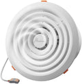 8 Inch Round Bathroom Exhaust Fan，110 CFM 1 Sone Powerful and Quiet Bathroom Ventilation, Replacement for Mobile Home，Through Wall Vent Fan, Easy Install by FocusonKitchenBathroom