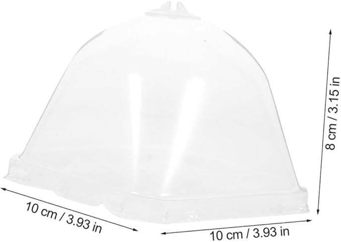 Mipcase 12pcs Dome Plant Covers Reusable Garden Cloche for and Flower Pot Humidity Preservation for Indoor and Outdoor Use - Image 2