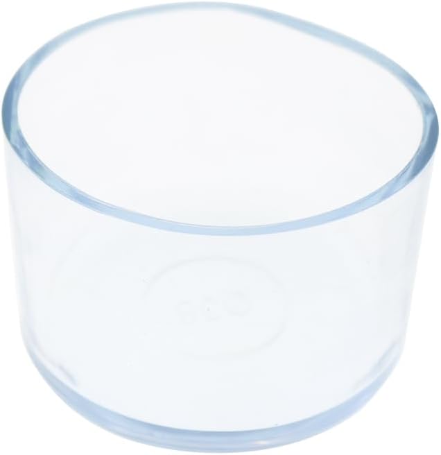Round Chair Leg Caps,PVC Furniture Feet Covers,TTZEZE Transparent Round Floor Protectors,Clear Table Feet Covers Preventing Plastic Chair Leg Covers Scratches and Noise 38mm/1.5'', 24 - Image 4