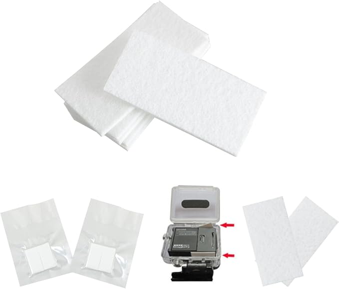 MEETOOT 48PCS Anti Fog Inserts Reusable Moisture Absorbing Strips Humidity Removing Defogger for Underwater Dive Housings, Hero - Image 2