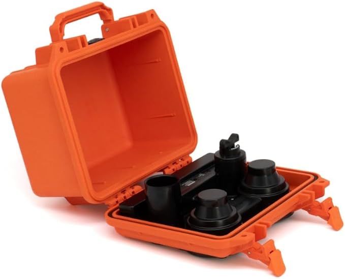 Waterproof, Portable, and Rugged Outdoor Bluetooth Speakers. Loud Sound + Deep Bass, 40+ hr Battery Life, Dry Box + USB Charging, Multi-Pairing Party Mode (Haast Orange, DB2) - Image 3