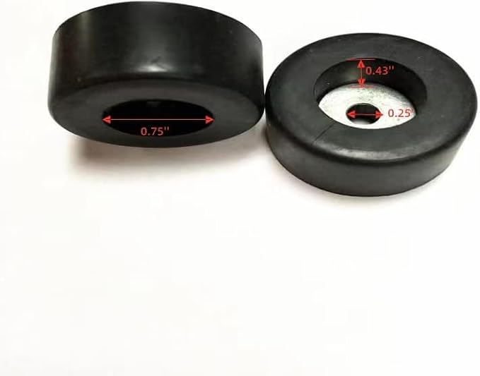Anti Vibration Foot Pad Isolator Rubber Bumper Compatible with Many Compressors, Generators, Sound Machine, Power Amplifie, Shockproof Rubber,Instrument Rubber, Furniture Moisture-Proof Foot Pads Ect - Image 3