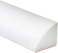 Duzzy 118 Inch Flexible Quarter Round Molding, Silicone Rubber Peel and Stick Shower Water Barrier Suitable for the Shower Corner or Kitchen Countertop Sink and Cooktop by Duzzy