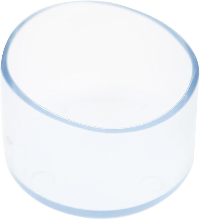 Round Chair Leg Caps,PVC Furniture Feet Covers,TTZEZE Transparent Round Floor Protectors,Clear Table Feet Covers Preventing Plastic Chair Leg Covers Scratches and Noise 50mm/1.97'', 12 - Image 4