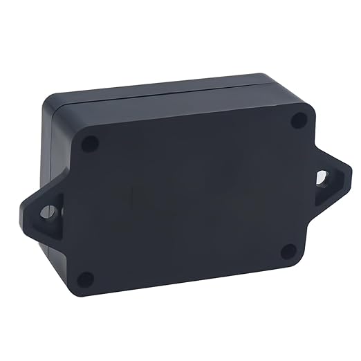 Junction Box IP65 Waterproof ABS Plastic Electrical Project Case Power Junction Boxes, Project Box with Fixed Ear Black 3.3 x 2.3 x 1.3Inch (83 x 58 x 33mm) - Image 5
