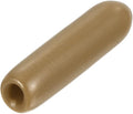uxcell 20pcs Rubber End Caps 2mm ID Vinyl PVC Round Tube Bolt Cap Cover Screw Thread Protectors Light Brown by uxcell