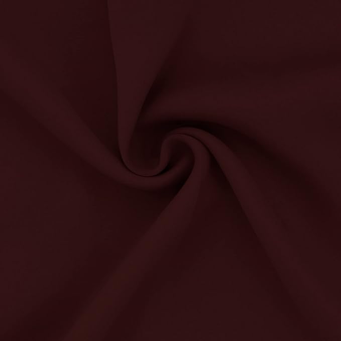 Easy-Going Rod Pocket Blackout Curtains for Bedroom, Room Darkening Window Curtains for Living Room, Thermal Insulated Noise Reduction Solid Window Drapes, 2 Panels(52x96 in, Wine) - Image 5