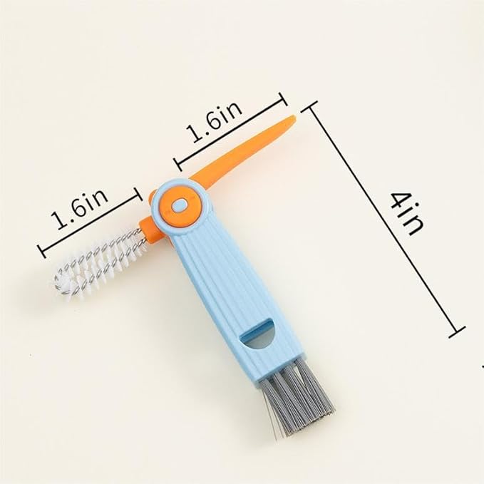 Chemimoso 3 in 1 Cup Lid Gap Cleaning Brush Set, Multifunctional Water Baby Bottle Cleaning Tools, Home Kitchen Crevice Cleaning Tools, 3Pcs - Image 3